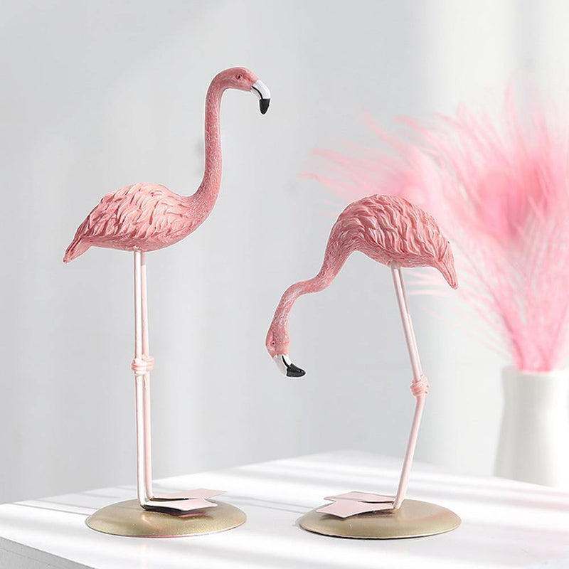 TropiFlair – Elegante Flamingo-statuer til tropisk have- og boligindretning