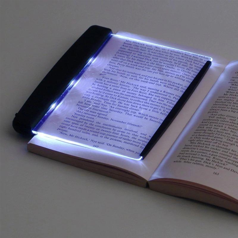 LumiBook - Sammenfoldelig bogformet lampe med blød LED-belysning til moderne rum