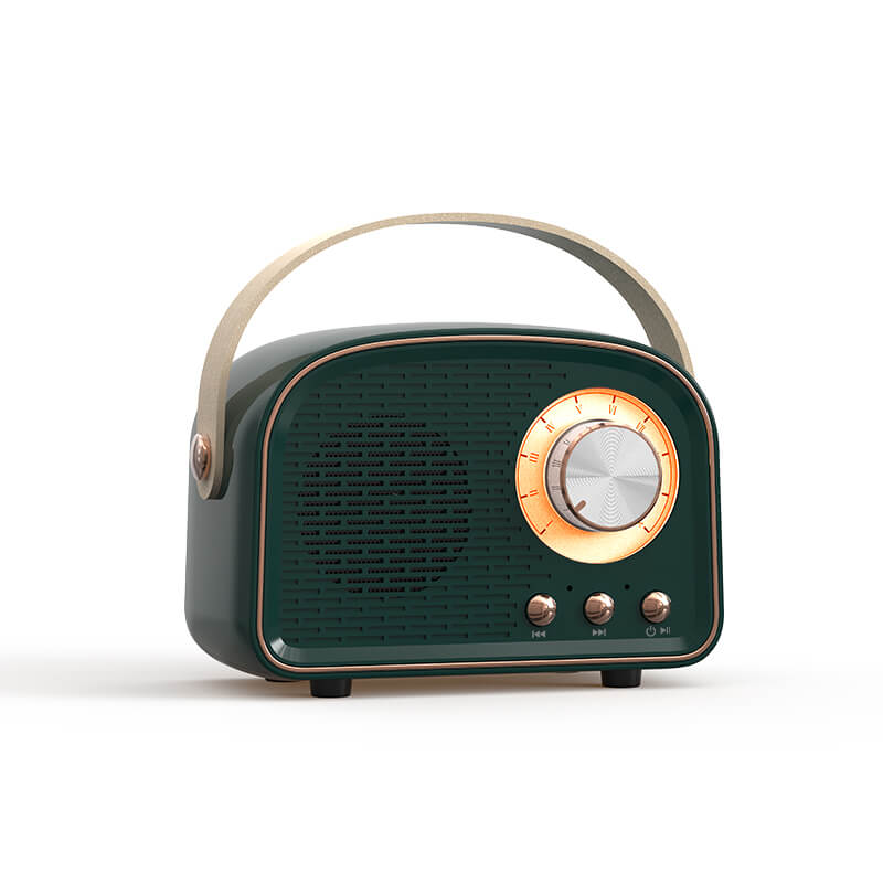 EchoTune - Retro Bluetooth-højttaler med fyldig bas og FM-radio