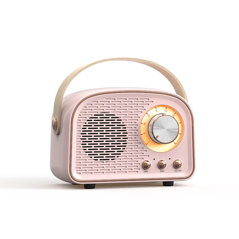 EchoTune - Retro Bluetooth-højttaler med fyldig bas og FM-radio