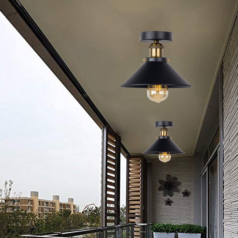 HaloCone - Minimalistisk kegleformet loftslampe med hyggelig belysning