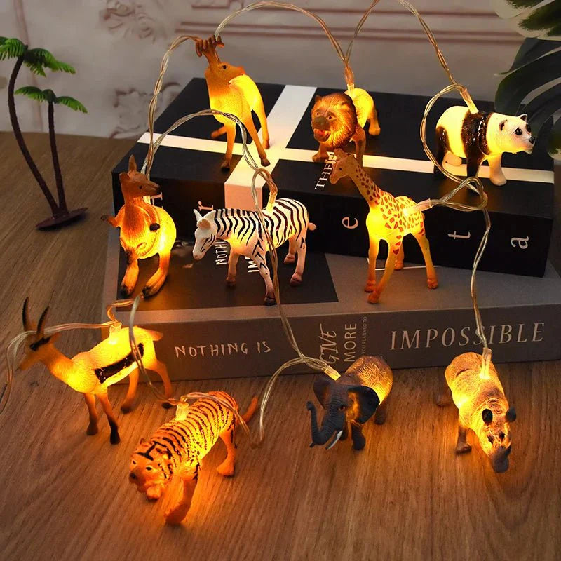 WildGlow - Animal Night Light Garland til et legende eventyr