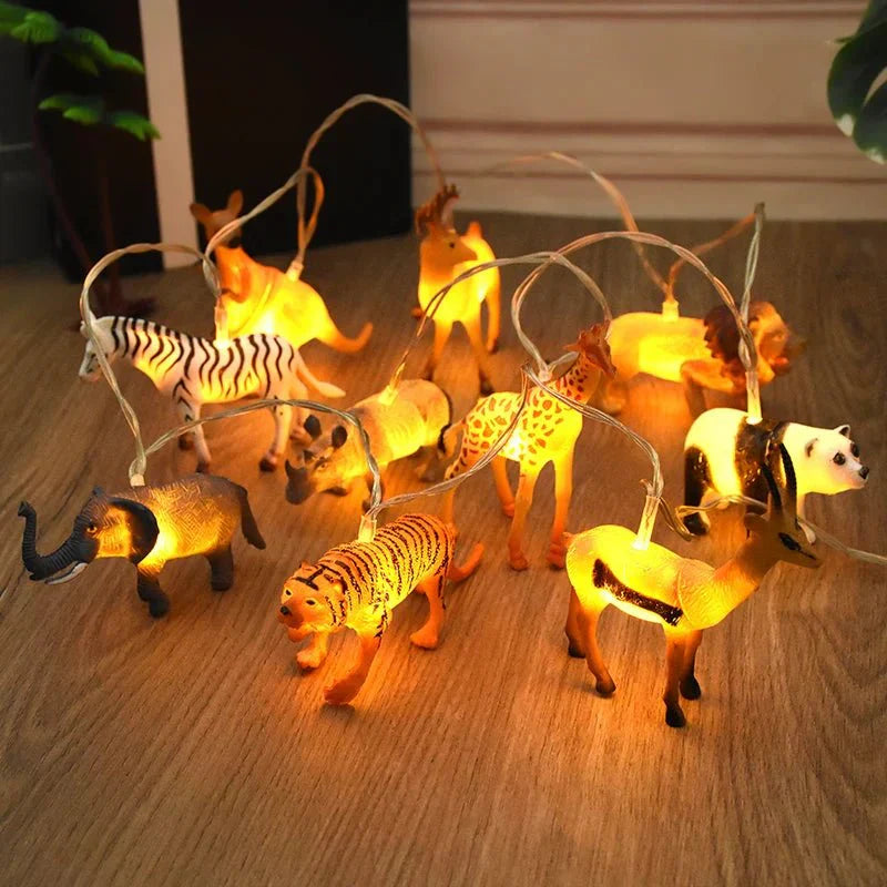 WildGlow - Animal Night Light Garland til et legende eventyr