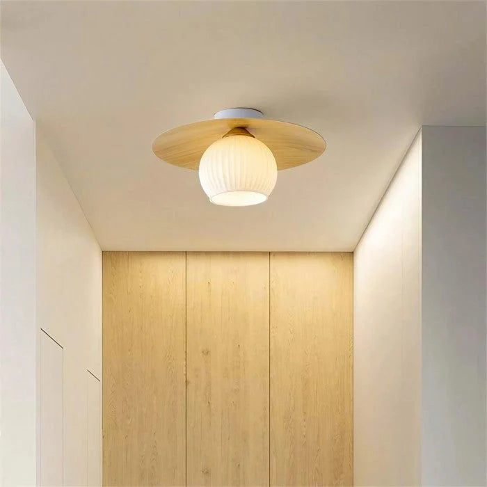 ZenGlow – Elegant Kugleformet Pendellampe med Blødt Diffust Lys
