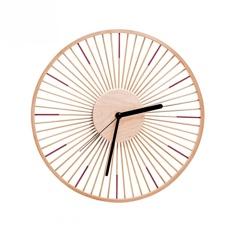 BambooTime – Minimalistisk vægur med lydløst urværk til moderne interiør
