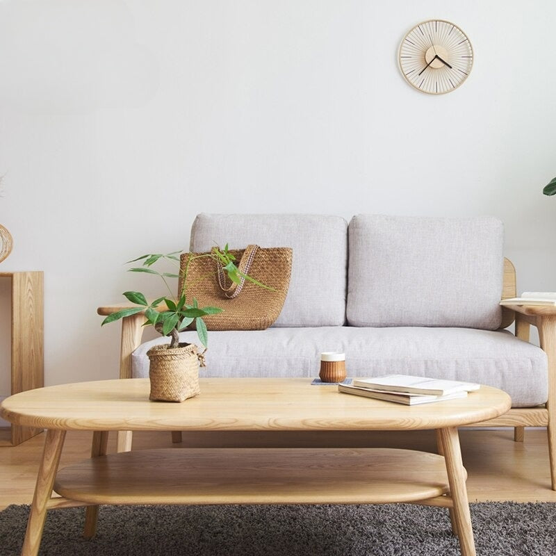 BambooTime – Minimalistisk vægur med lydløst urværk til moderne interiør