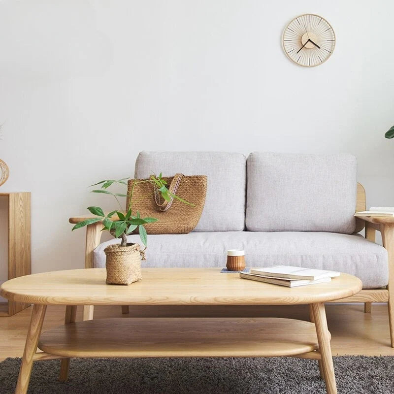 BambooLume – Nordisk Støjsvagt Vægur i Minimalistisk Bambusstil