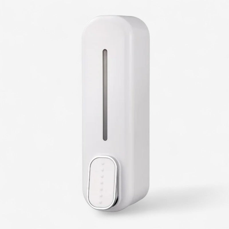 SoapEase – Vægmonteret Sæbedispenser med Knapbetjening