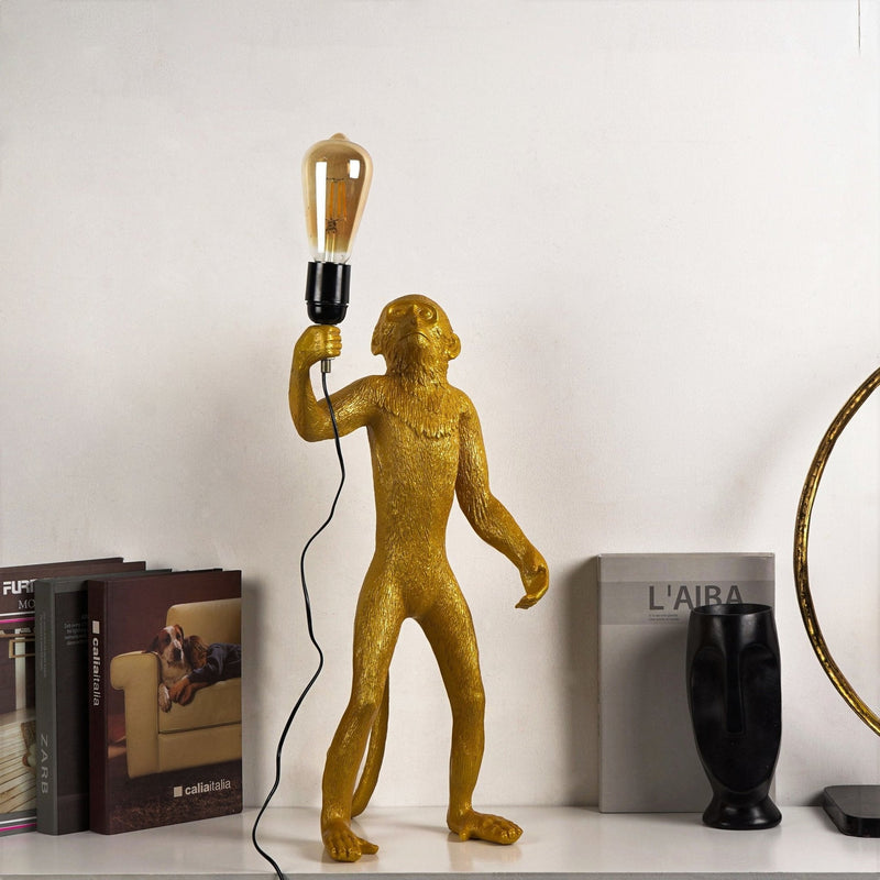 MonkeyGlow - Unik dekorativ LED-lampe med et surrealistisk og kunstnerisk design