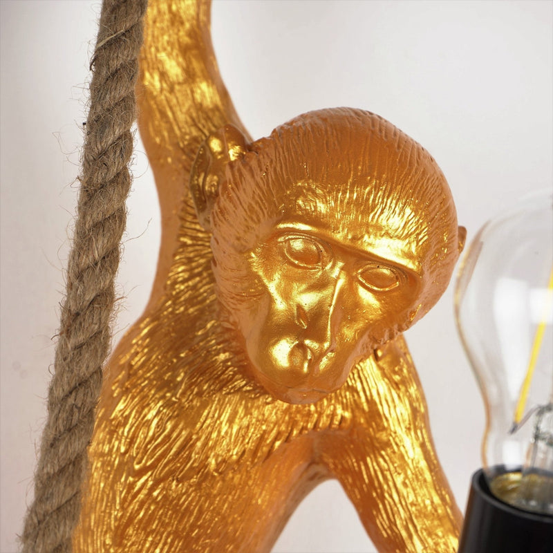 MonkeyGlow - Unik dekorativ LED-lampe med et surrealistisk og kunstnerisk design