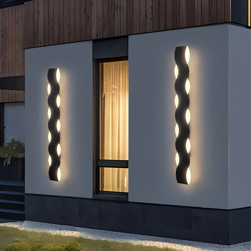 WaveBright – Bølgeformet væglampe for et elegante look