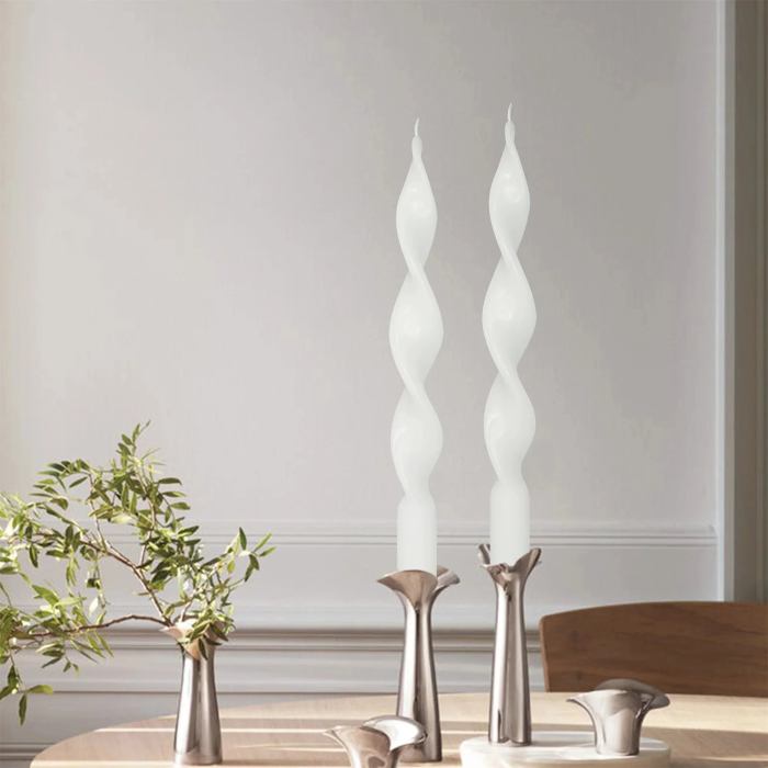 LumaGlow - Snoede Stearinlys Til Bryllups Og Festindretning