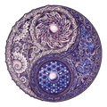 ZenAura – Mandala Vægkunst med Geometrisk Design