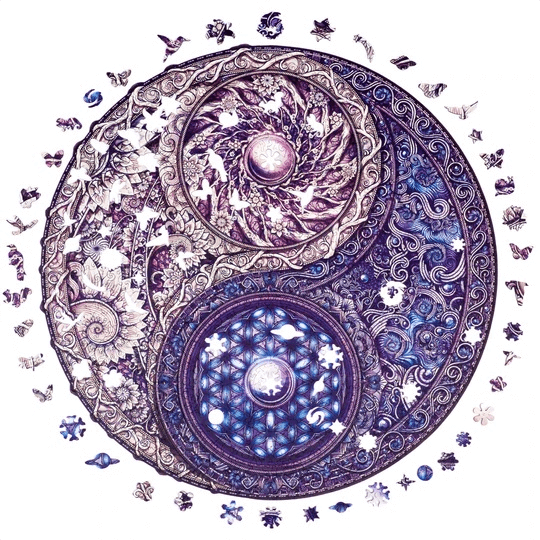 ZenAura – Mandala Vægkunst med Geometrisk Design