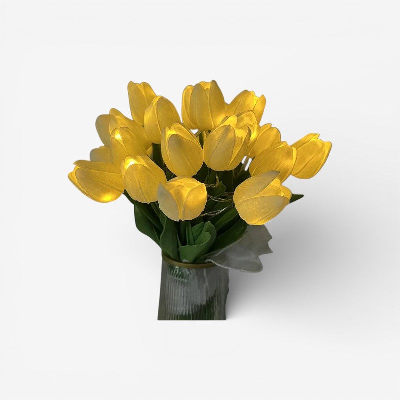 TulipGlow - Dekorativ LED Tulipan Natlampe
