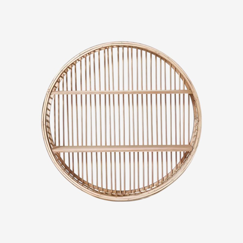 CircleAura - Vægmonteret Hylde med Rundt Design