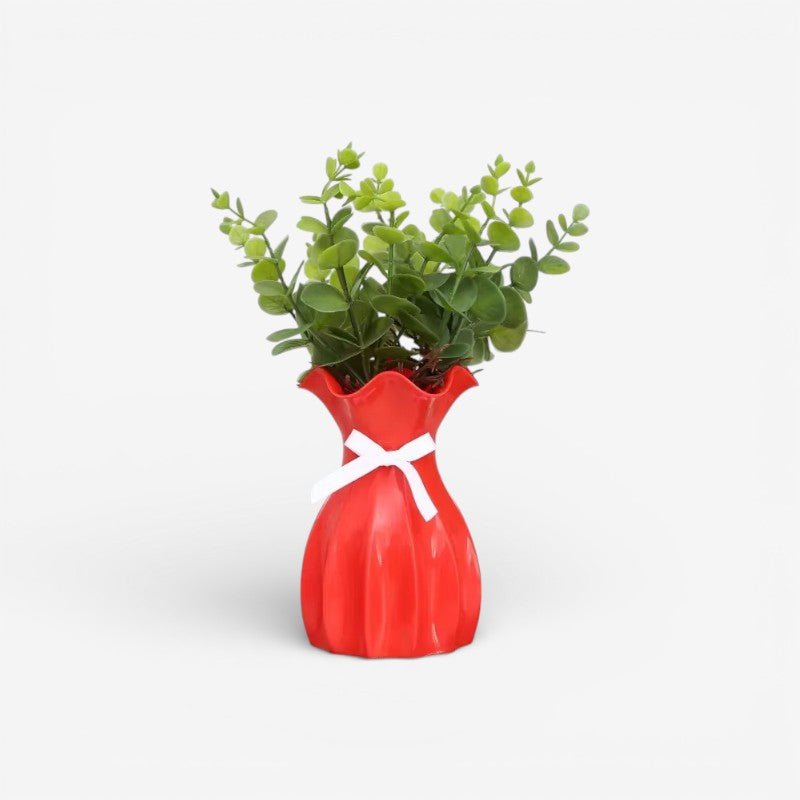 FloraTwist - Blomstervase med Bånddesign