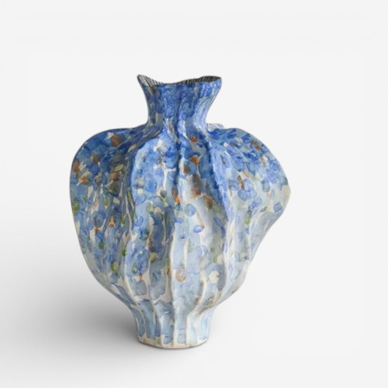 VaseNest – Dekorativ Blomster Vase med Uregelmæssigt Design