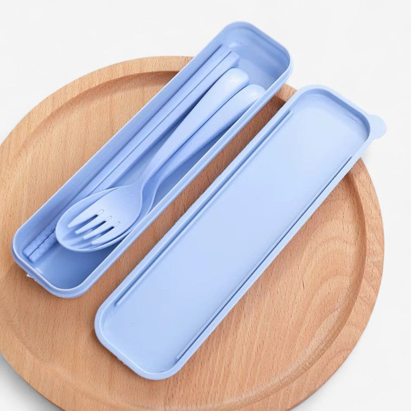 DineEase – Bestik Sæt med Spisepinde og Opbevaringsetui