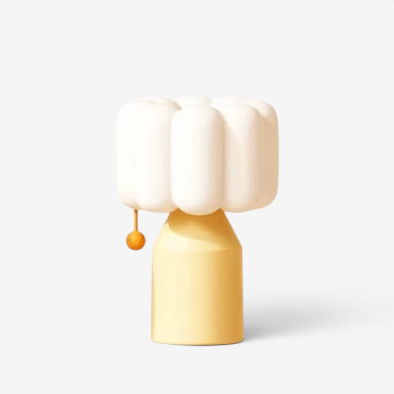 LED Bordlampe med Bærbart Blomsterdesign
