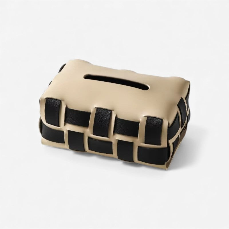 TissueMate – Tissue Holder med Ternet og Rektangulært Design
