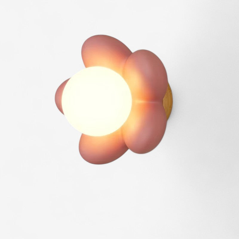 BloomGlow – LED væglampe med blomsterform til indendørs belysning