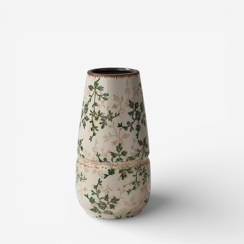 FloralNest - Blomster Vase med Blomster Tryk design