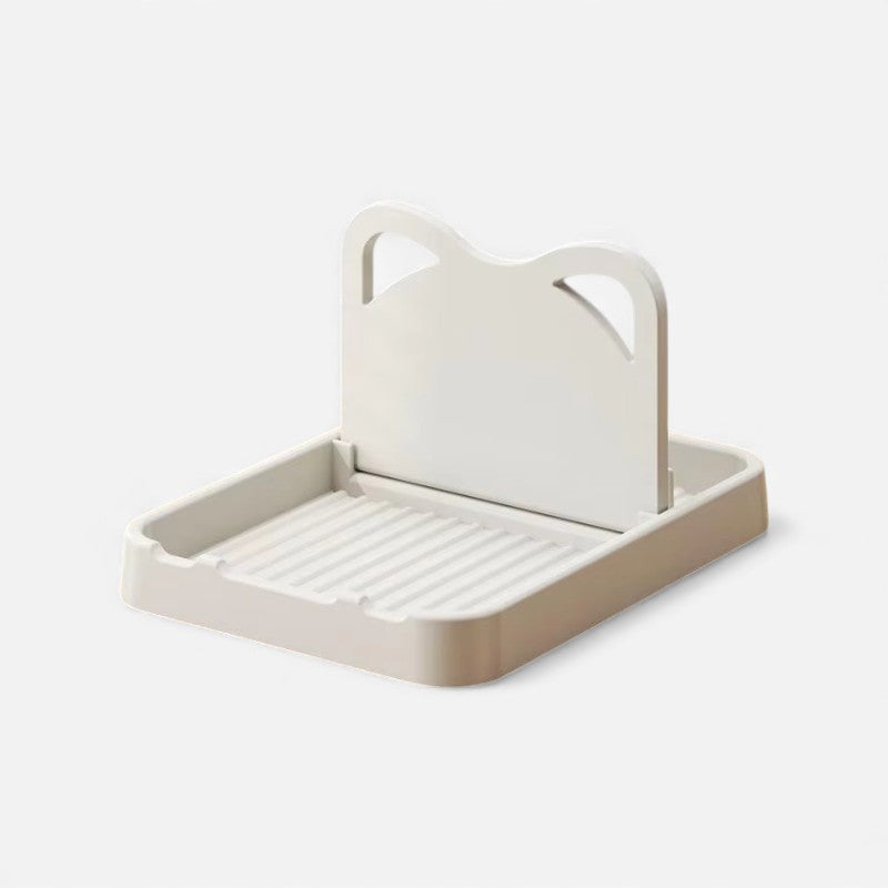 UtensiNest – Multifunktionel Ske og Låg Holder med Vaskbart Design