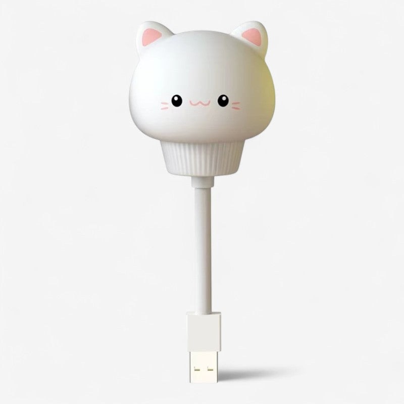 ZooGlow - Mini USB LED Natlampe med Fjernbetjening og Tegneseriefigur