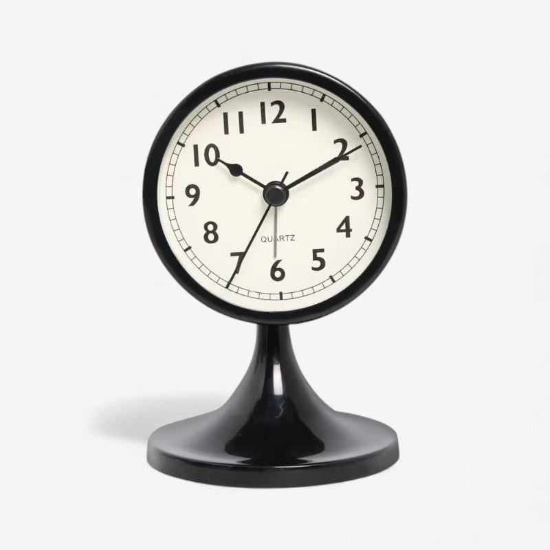 TimeCircle - Rund Vækkeur med Digitalt Display og Bærbart Design