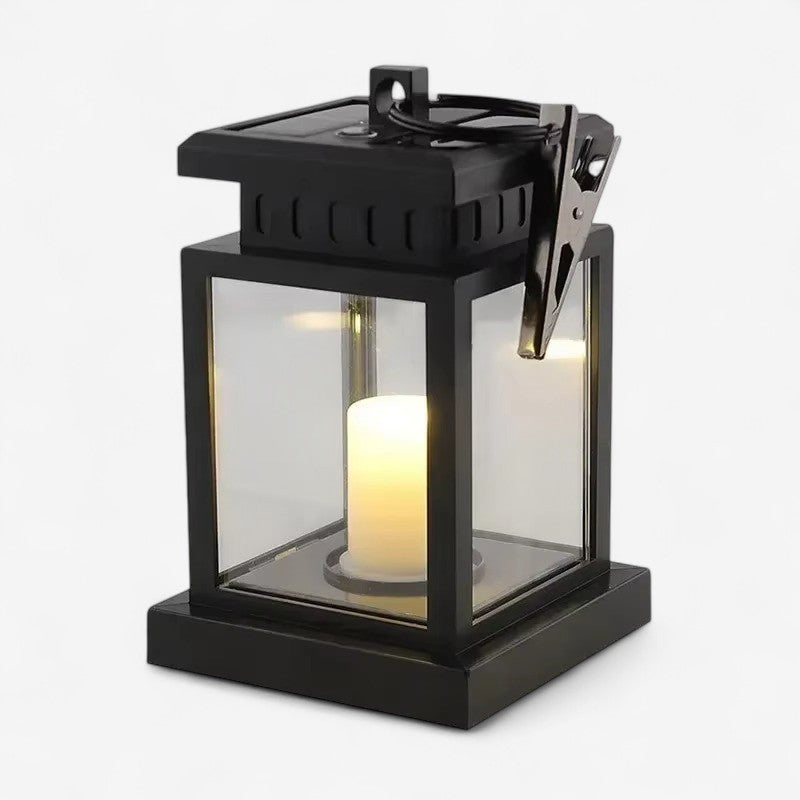 SunGlow - Solcelledrevet LED Lys med Ophængsklemme