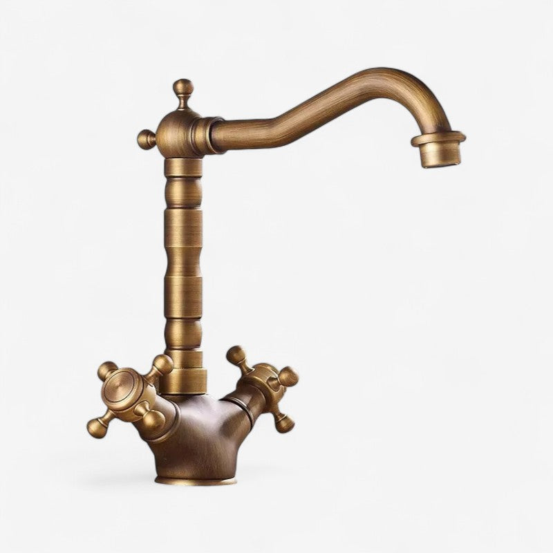 SpinHandle - Dobbeltgrebs vandhane med drejelig tud