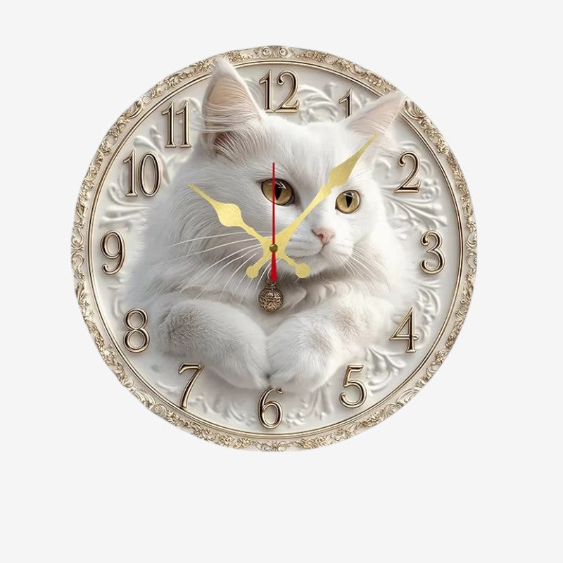 PawTime – Dekorativ Katte inspireret Vægur