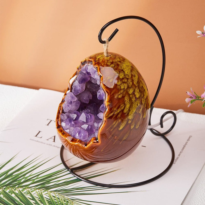 LumiEgg - Krystallys med magisk glød og ophæng