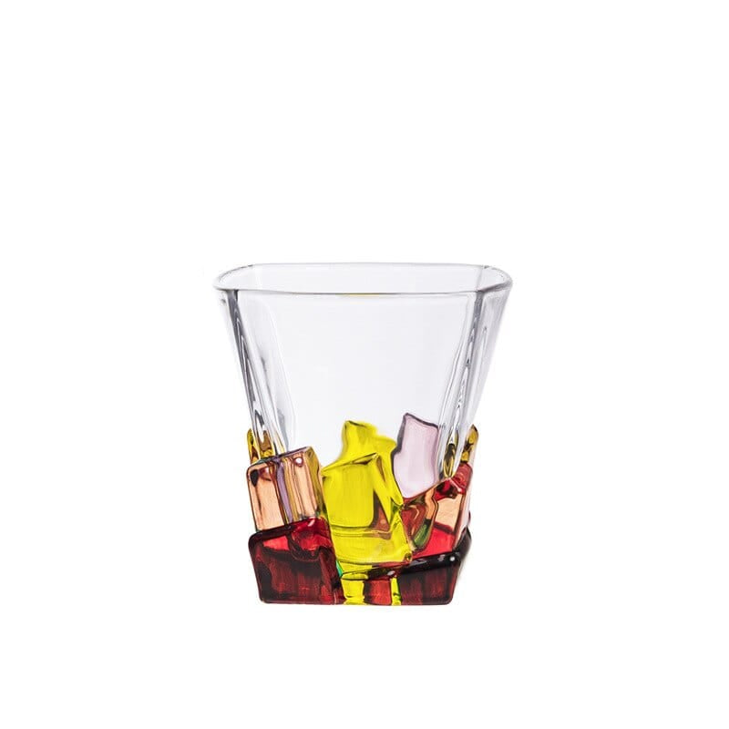LumoSip - Designerglas med kunstnerisk mønster og flydende kurver