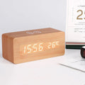 TimberTick - Trævækkeur med trådløs opladning og LED display