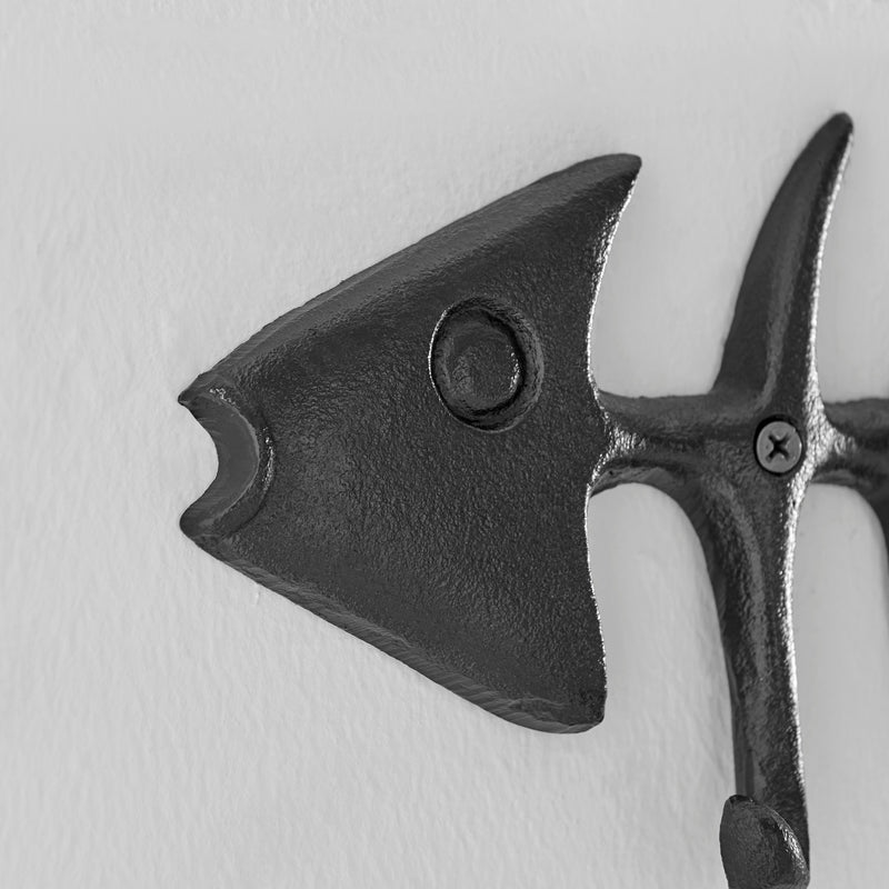AquaHook – Dekorativ fiskeskelet-vægkrog til hjemmeorganisation